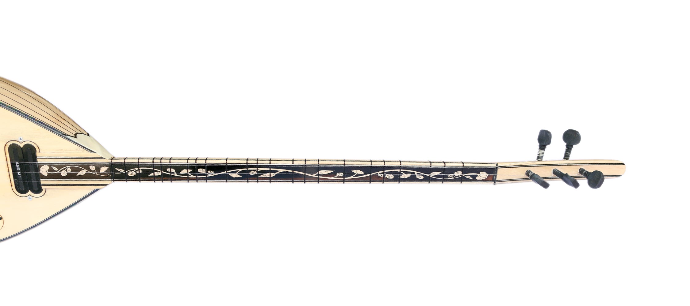 Dest long neck electric baglama W2 with custom keyboard