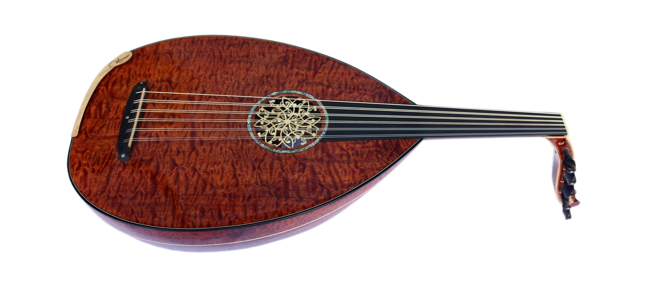 Turkish electric oud UNQ-20E by Miras Lute