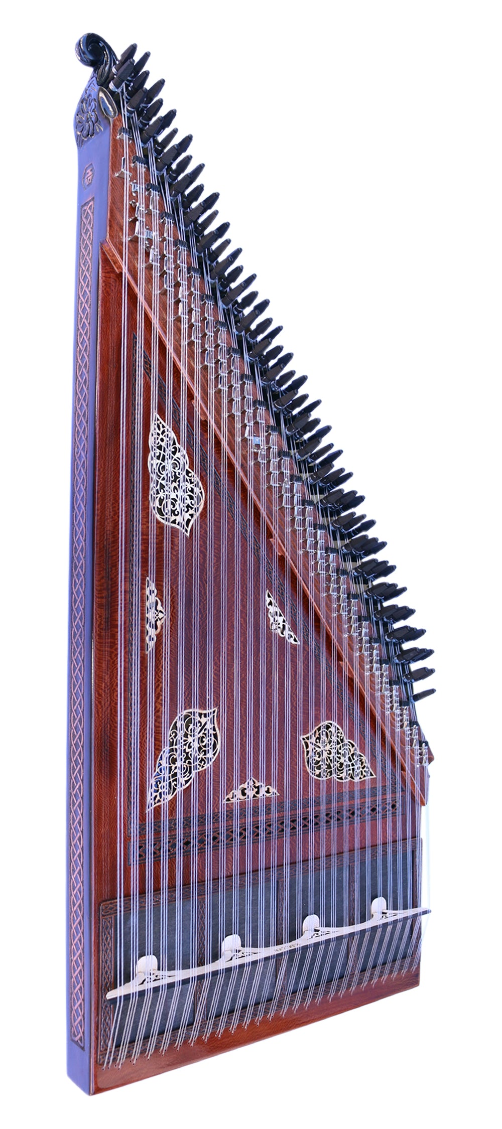 Arabic qanun MKA-4 with mother of pearl inlay by Mustafa Saglam