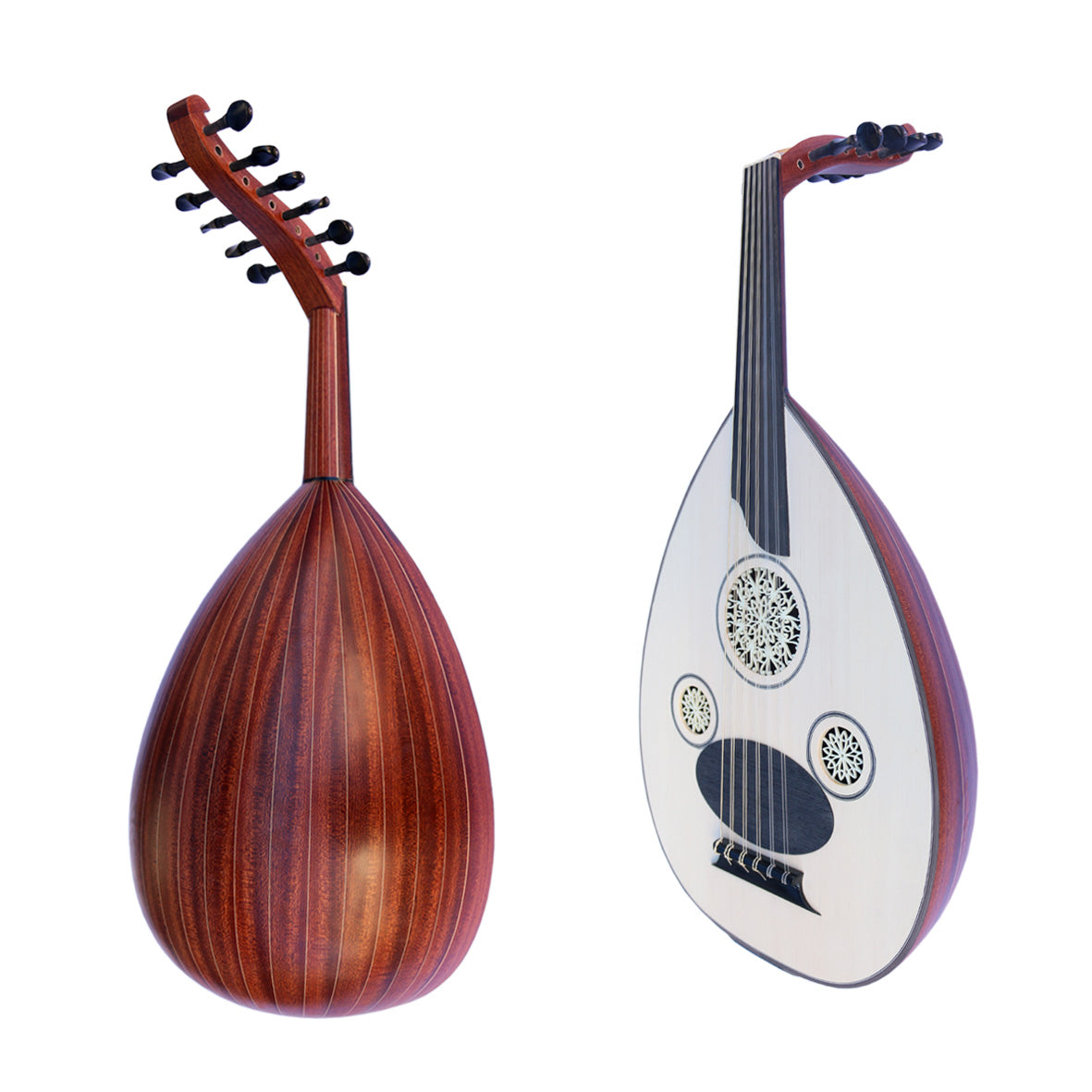 Turkish women size oud AO-101MZ handmade with mahogany bowl