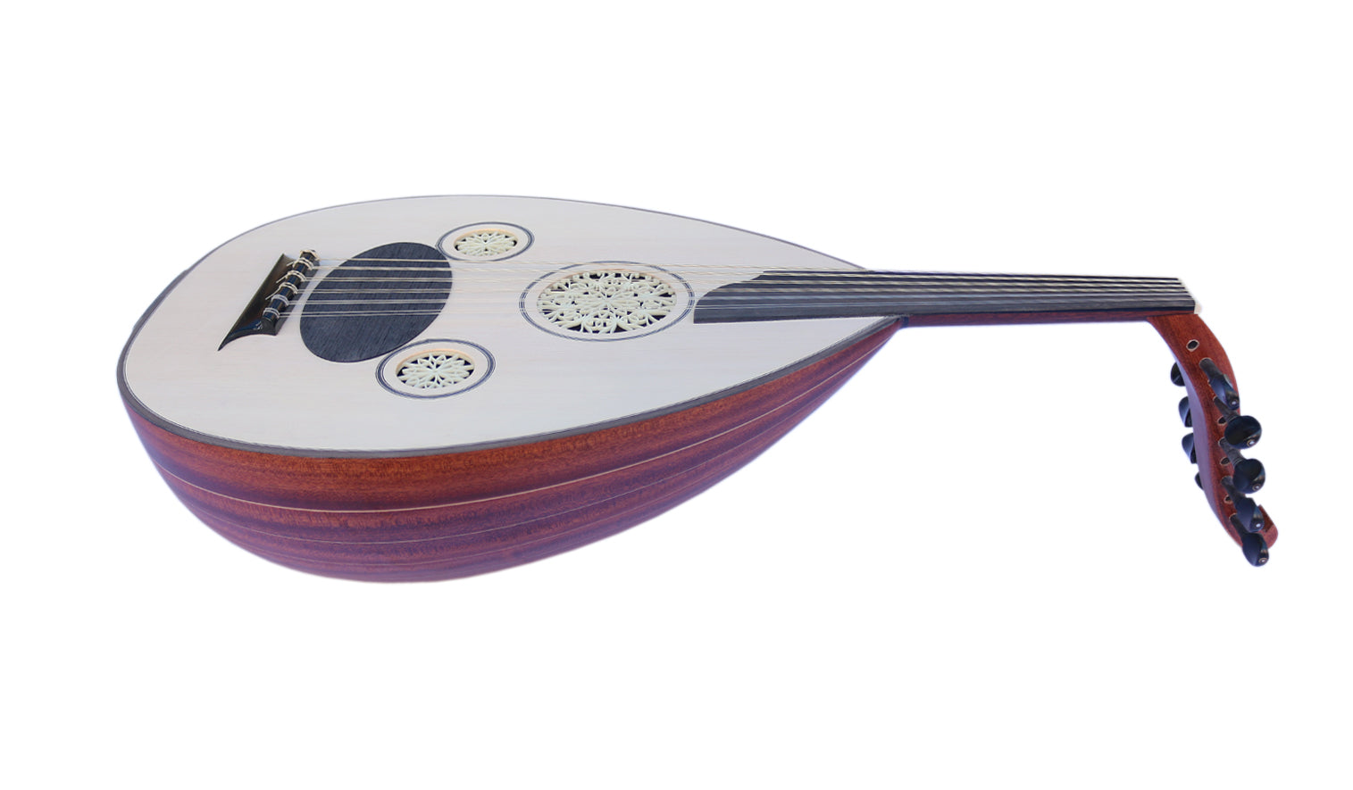 Mahogany and spruce Turkish oud AO-101MZ by Sala Muzik