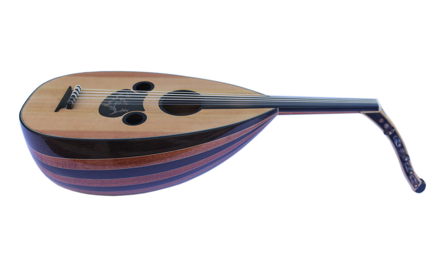 Premium Arabic oud SALA-A9 with wenge and pamela bowl and Canadian cedar face