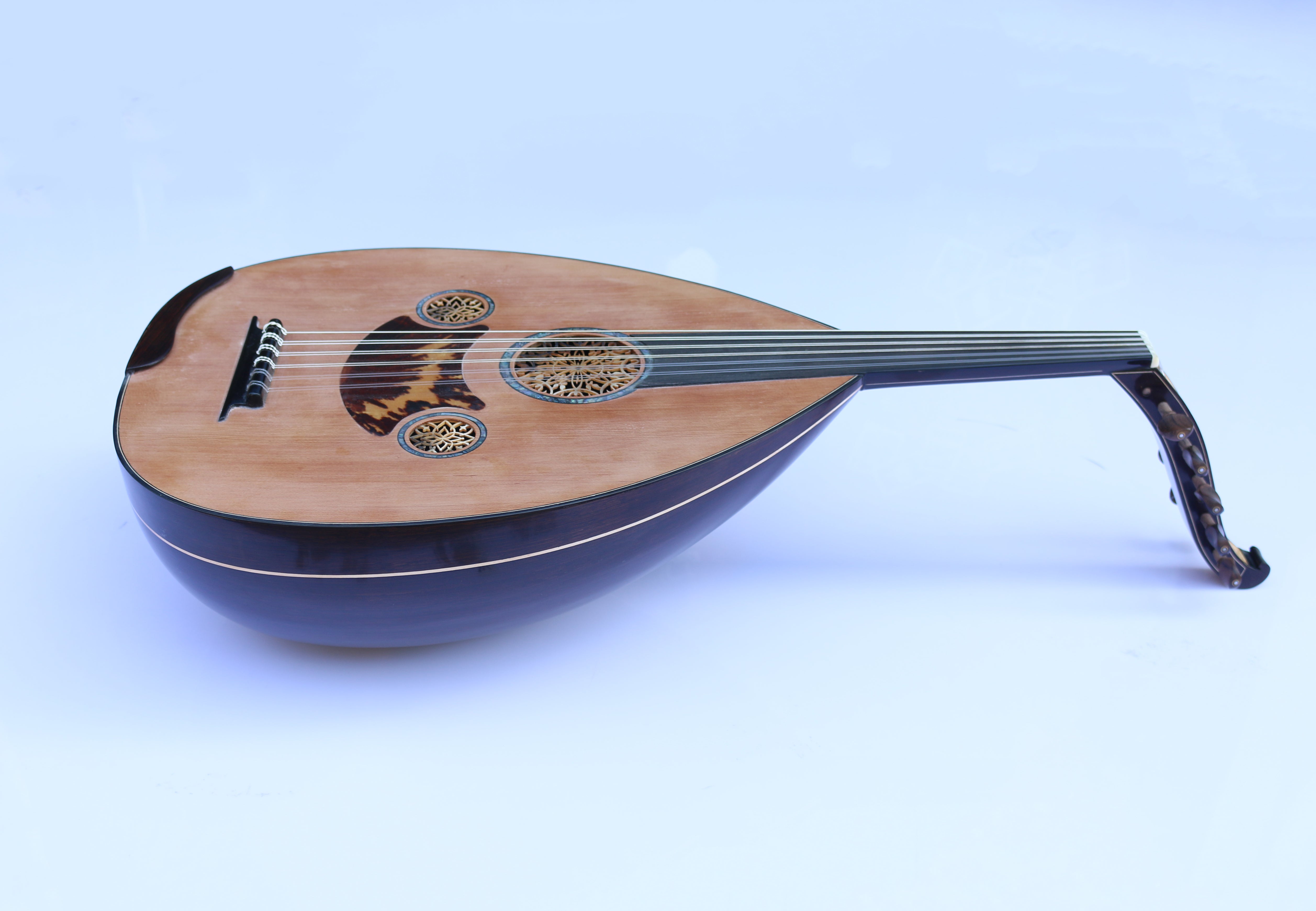Special Turkish oud MCO-405 with wenge bowl and Canadian cedar face by Mustafa Copcuoglu