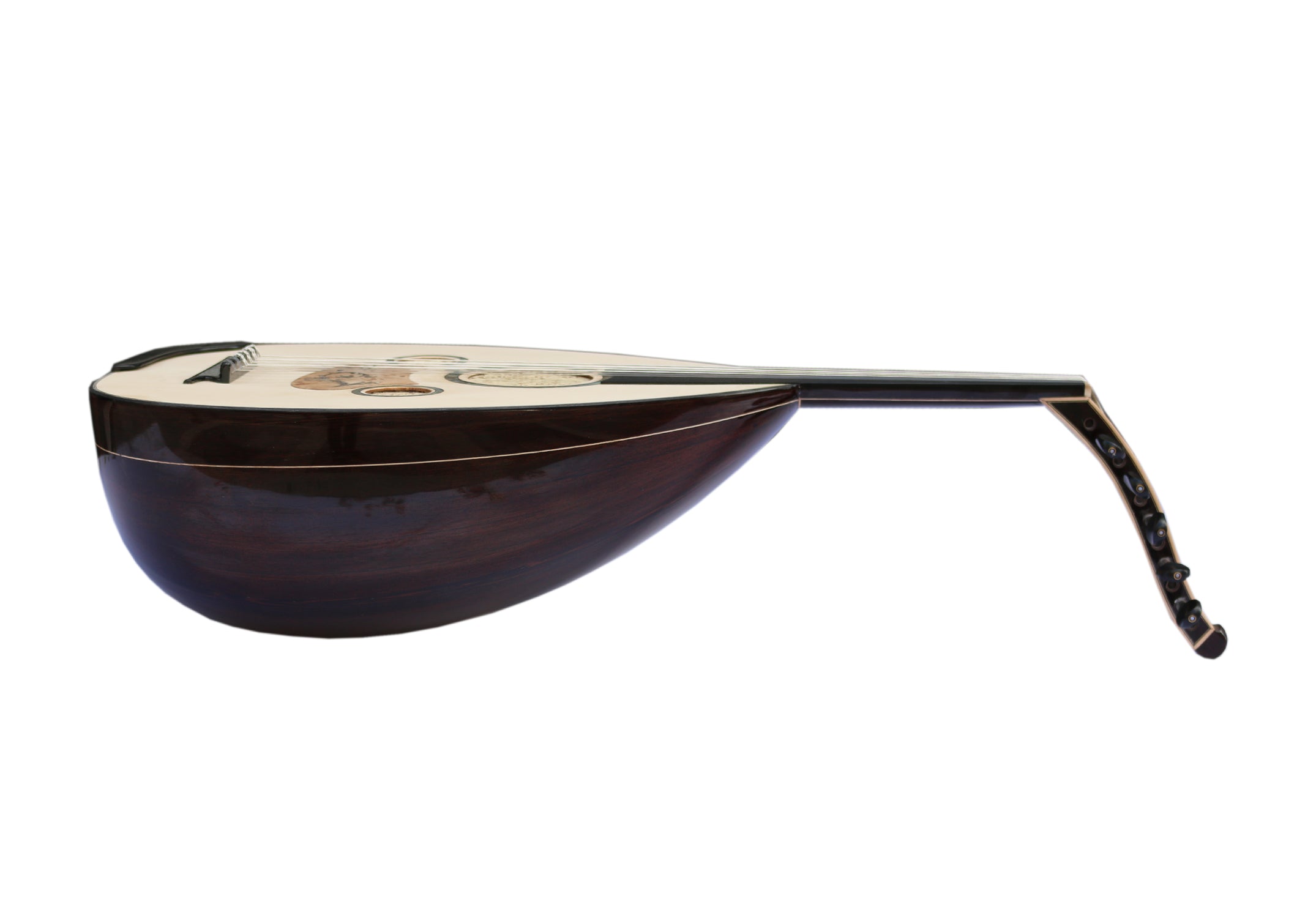 Premium Arabic oud SALA-Y8 with wenge bowl and spruce face by Sala Muzik