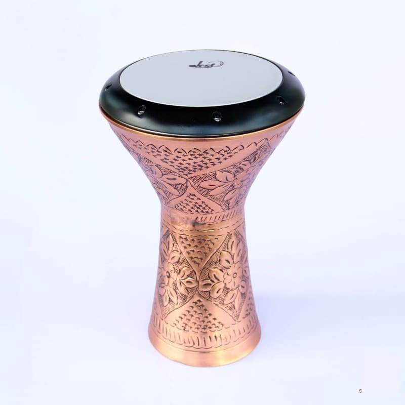 Dest Percussion دمبك نحاسي مصري DED-422P بجلد صناعي قابل للضبط
