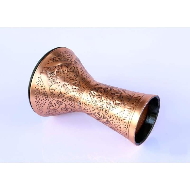 Dest Percussion دربوكة نحاسية DED-422P بجلد 22 سم
