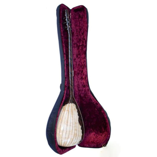 Long neck baglama saz hard case HSH-404L with protective hardshell by Handike