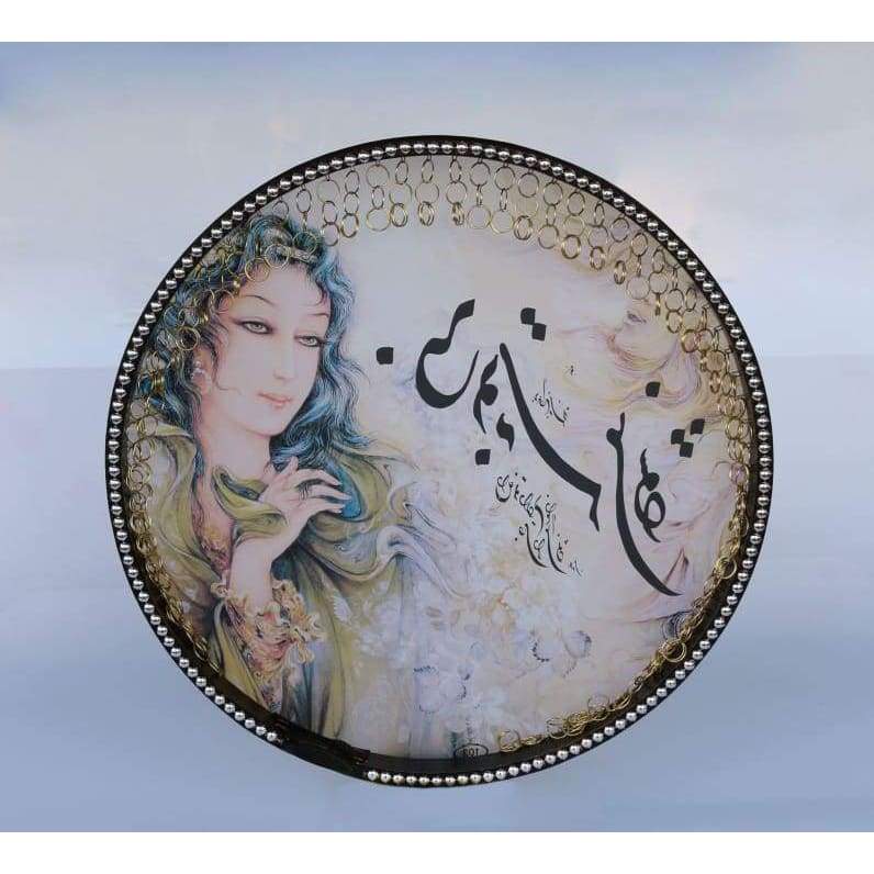 دف مصوّر NDR-103 من Dest عمل فني تراثي