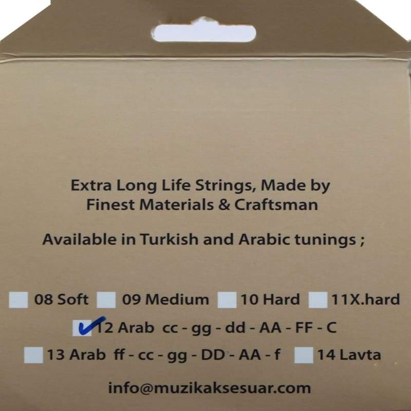 طقم أوتار عود عربي فاخرة Aurora AOO-112 كاملة