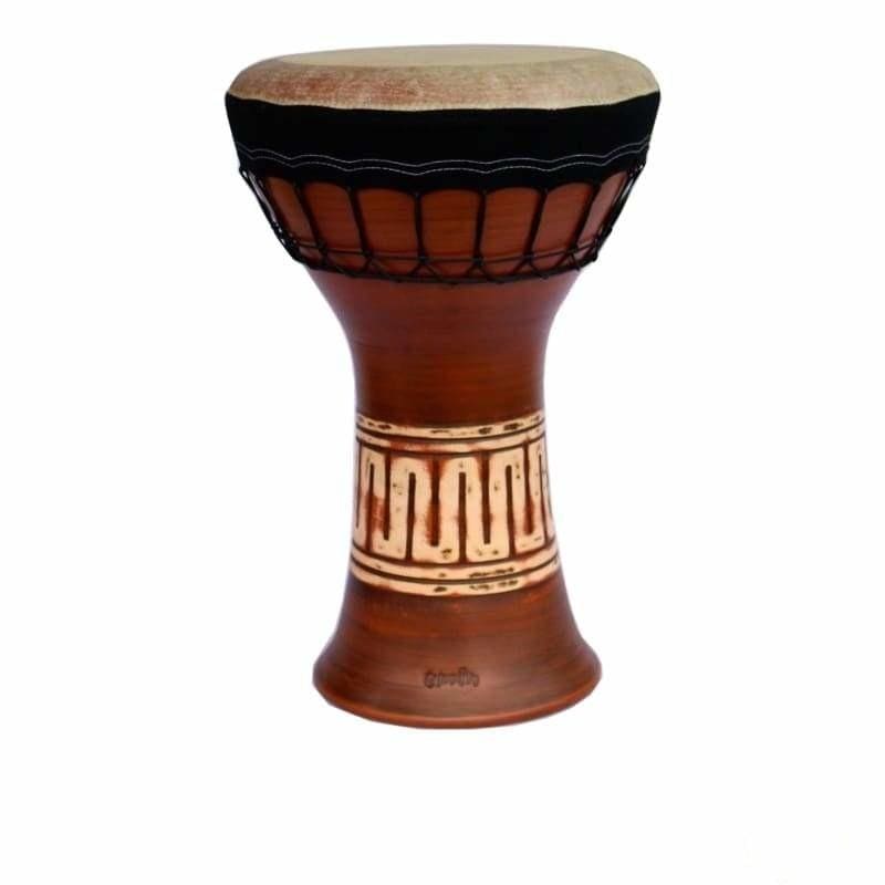 دربوكة فخارية سيراميكية سولو احترافية EP-004-A من Emin Percussion بجلد ماعز
