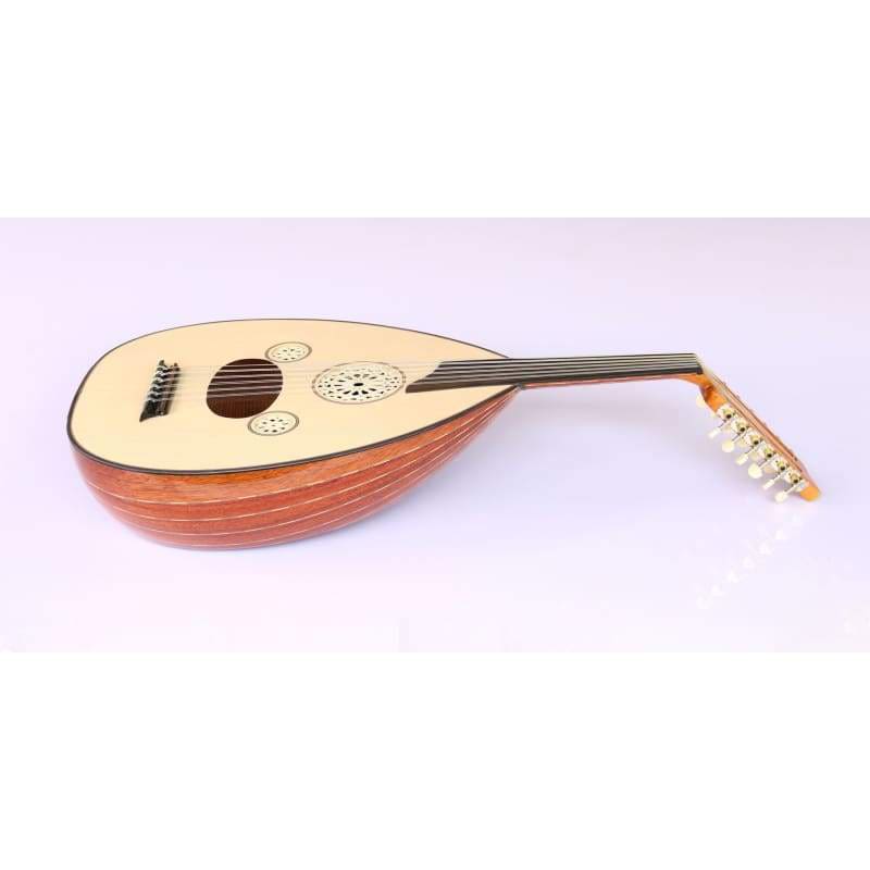 عود كهربائي تركي احترافي AOK-301G بجسم ماهوجني وصفحة تنوب